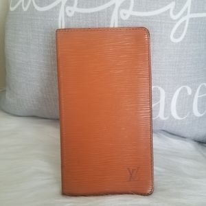 Authentic Louis Vuitton Epi long card wallet